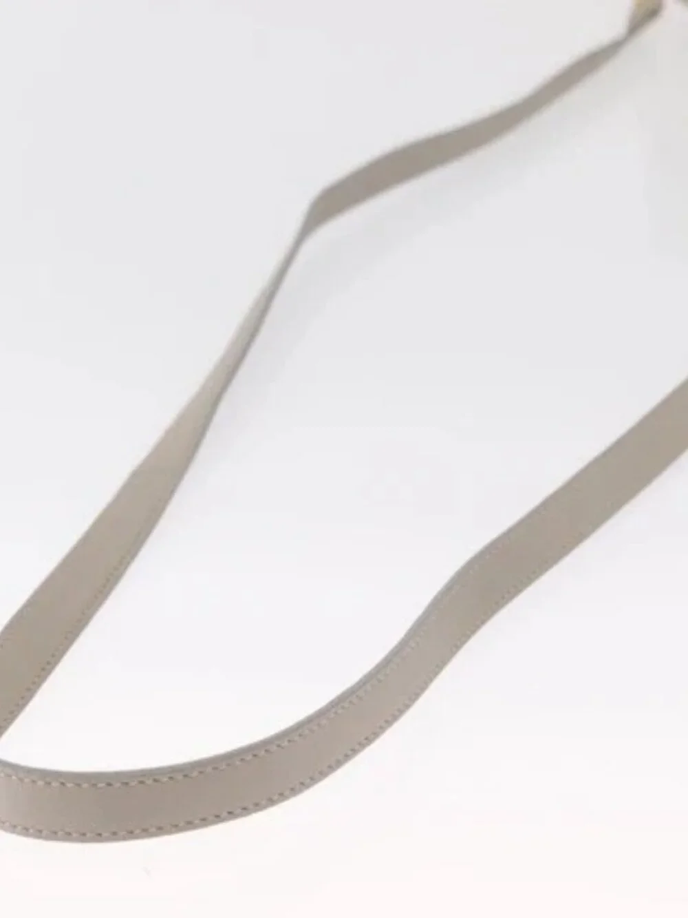 PRADA Shoulder Bag Nylon Ivory Gold Auth 168292 - Picture 7 of 16